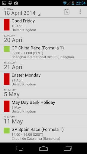 UK Holidays Calendar screenshot 4
