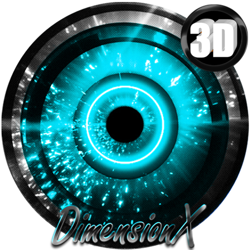 Alien Cyan Next Launcher theme icon