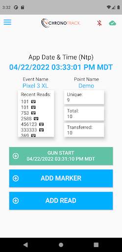 ChronoTrack MobileTrack screenshot 3