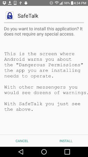 SafeTalk Encrypted Messenger screenshot 4