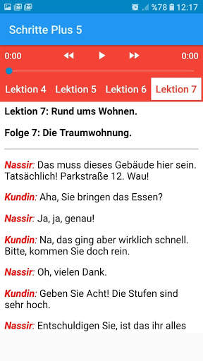 Schritte Plus Hören скриншот 1