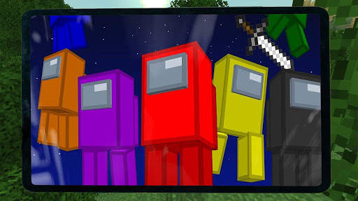 Mod Among Us for Minecraft PE   Skins & Map screenshot 1