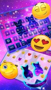 Cool Galaxy Marshmellow Keyboard Theme screenshot 3