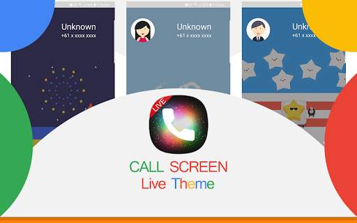 Live Call Screen - Color Phone Theme screenshot 1