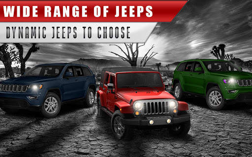 Desert Racing-Offroad Jeep Stunt Racer simulatore screenshot 4
