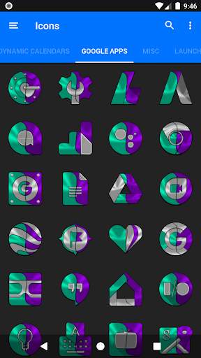 Teal and Purple Icon Pack screenshot 7