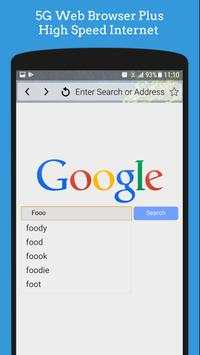 5G Web Browser screenshot 1