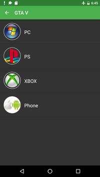 Cheats for GTA (2016) screenshot 2