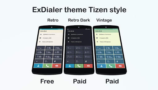 Tzn Retro theme for ExDialer screenshot 1