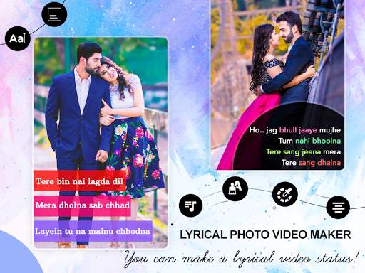 Lyrical Photo Video Maker with Music screenshot 1