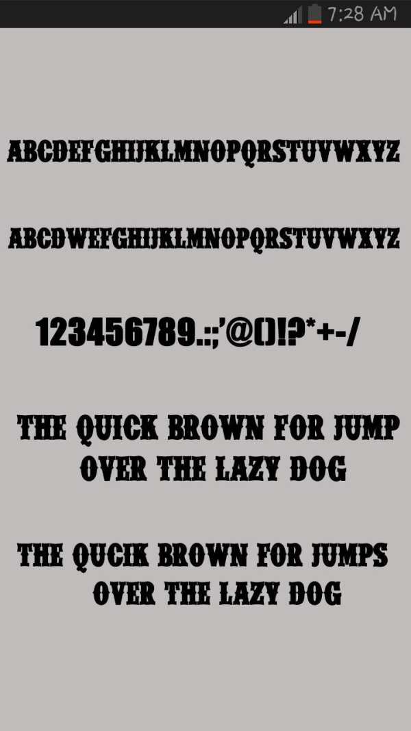 Zombie Fonts Pack screenshot 1