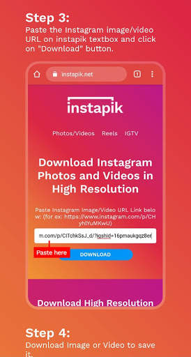 Instapik - Download Instagram Photos & Videos screenshot 3