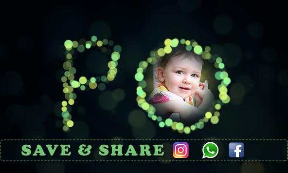 Bokeh Text Photo Frames screenshot 4