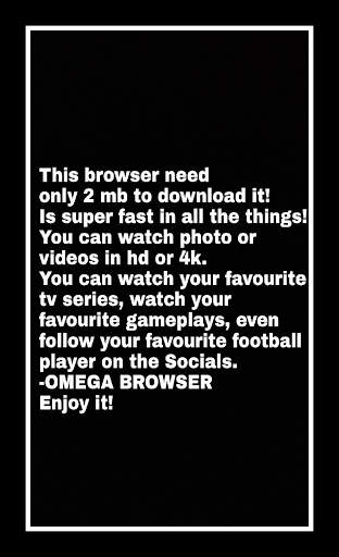 Omega Browser-The Fastest screenshot 1