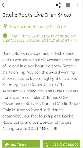 The Official Killarney App скриншот 2