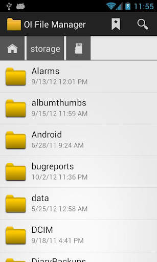 OI File Manager screenshot 1