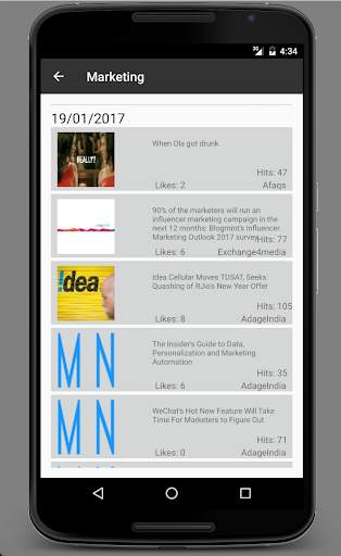 Mark! - Marketing news app screenshot 3