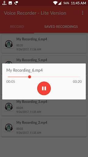 Voice Recorder - Lite Version screenshot 3