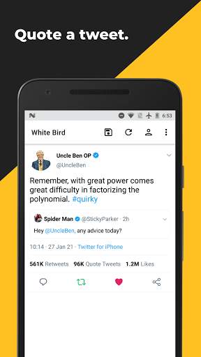 White Bird: Fake Tweet Generator screenshot 3