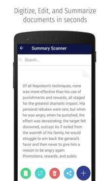 Summary Scanner screenshot 1