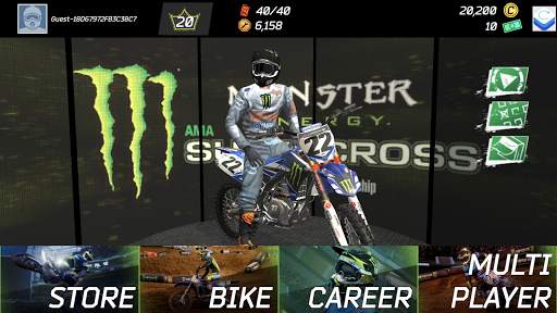 Monster Energy Supercross Game screenshot 1