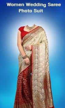 Women Wedding Saree Photo Suit 3 تصوير الشاشة