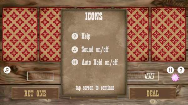 Wild West Video Poker screenshot 5