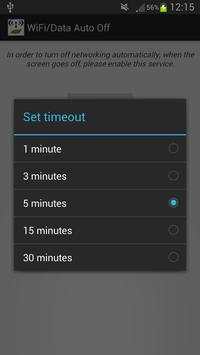 WiFi/Data Auto Off screenshot 2