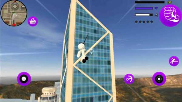 Mummy Stickman Rope Hero City Gangstar Mafia screenshot 2