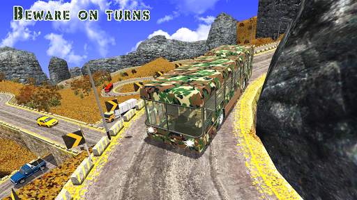 Offroad Uphill US Army Bus Driver Soldier Duty screenshot 4