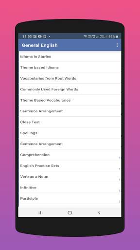 English for General Competition Exams screenshot 5