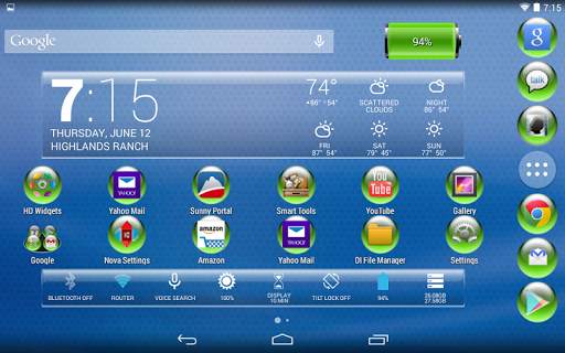 LC Green Sphere Theme screenshot 3