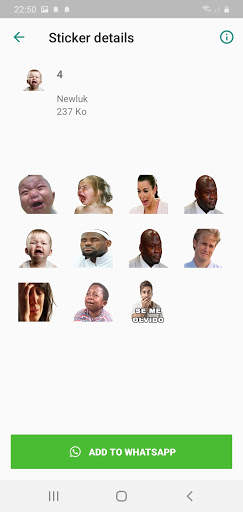 autocollants mèmes drôles 2021 pour WhatsApp screenshot 3