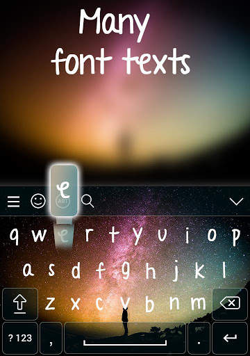 Galaxy A20 Keyboard Theme screenshot 1