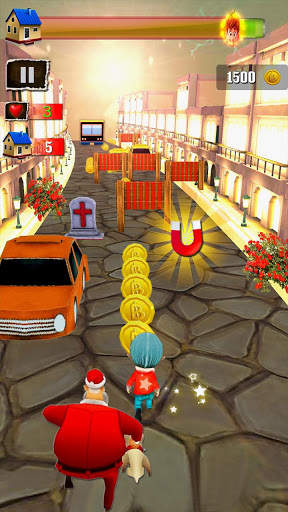 Subway Santa Runner 2020 : Advance Edition screenshot 3