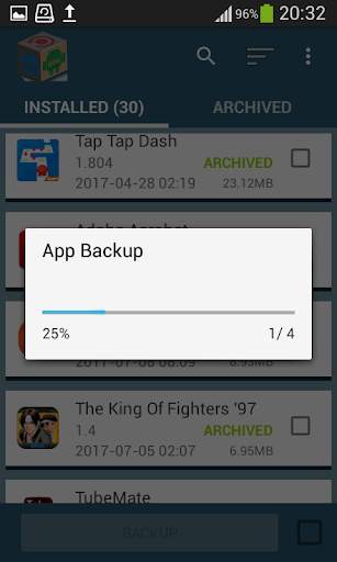 Backup, Restore & Transfer apps स्क्रीनशॉट 2