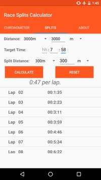 Race Pace Splits Calculator screenshot 5