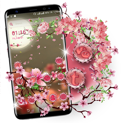 ikon Sakura Launcher Theme