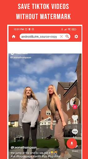 Webbrowser Social Media Video Downloader screenshot 1