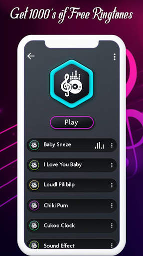 Free MP3 Music Ringtone Downloader screenshot 1