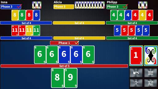 Phase Rummy card game 1 تصوير الشاشة