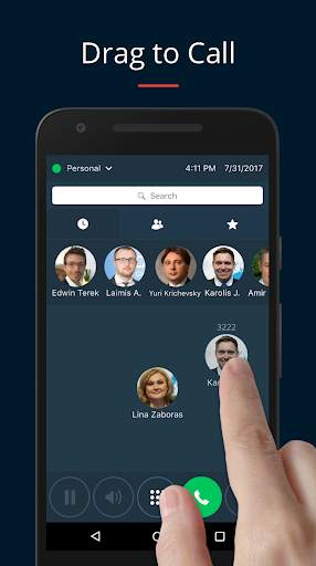 call.center free softphone screenshot 1