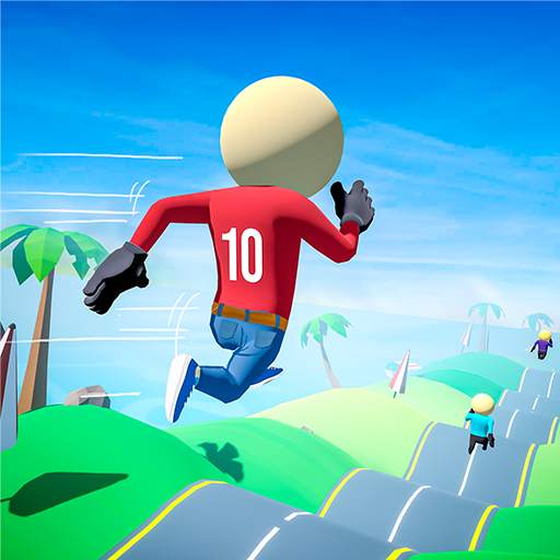 Hill Run Race - Flying Stickman Games 1.5