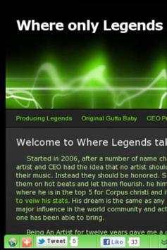 Producing Legends Mobile App screenshot 1