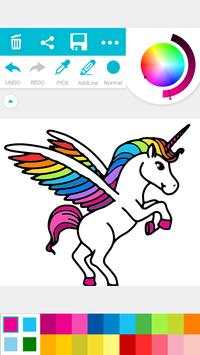 Coloring Unicorn Rainbow Book screenshot 4