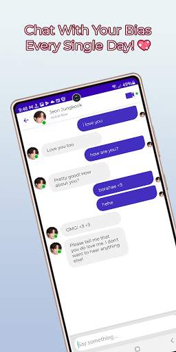 BTS - Fake Chat & Video Call screenshot 3