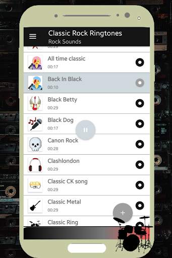 Classic Rock Ringtones Music for Cell phone free screenshot 3