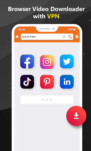 Video Downloader VPN Browser screenshot 1
