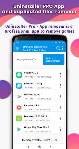 Uninstaller PRO App and duplicate files remover screenshot 3