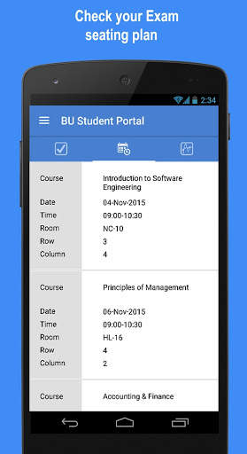 Bu Student Portal screenshot 2